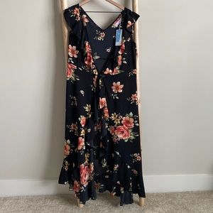 Cupshe Floral Swimsuit Coverup Kimono Sz Medium NWT